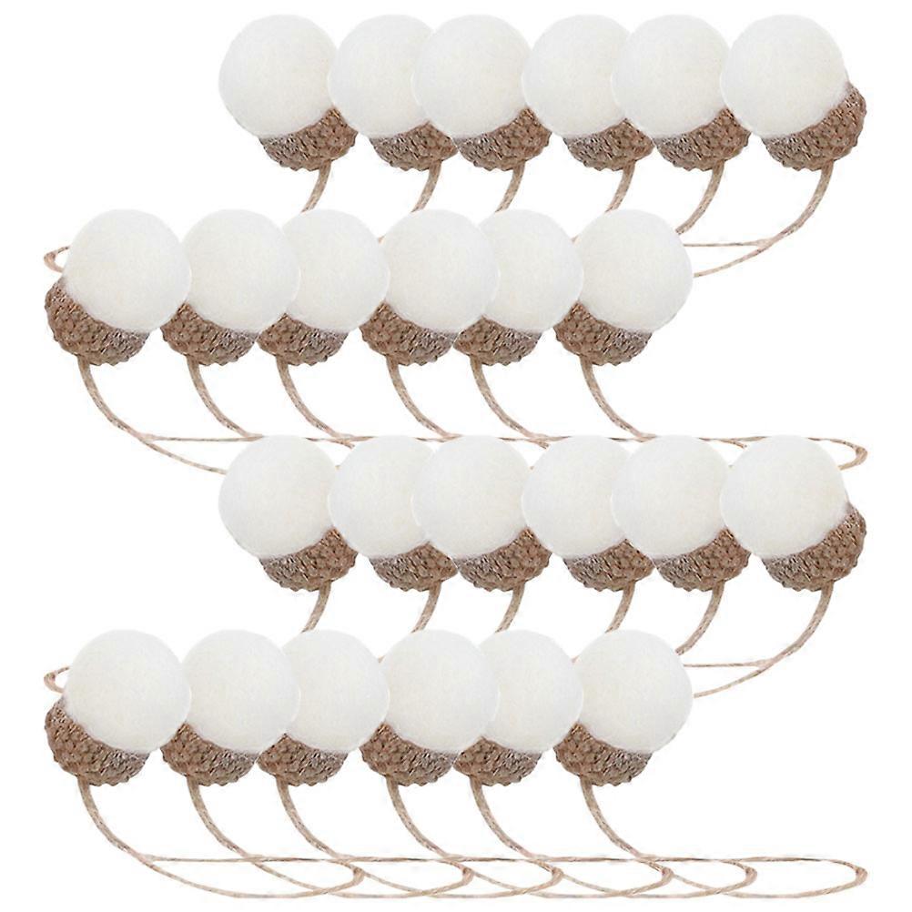 Felted Wool Christmas Acorn Ornaments for Decoration 150Pcs Pack