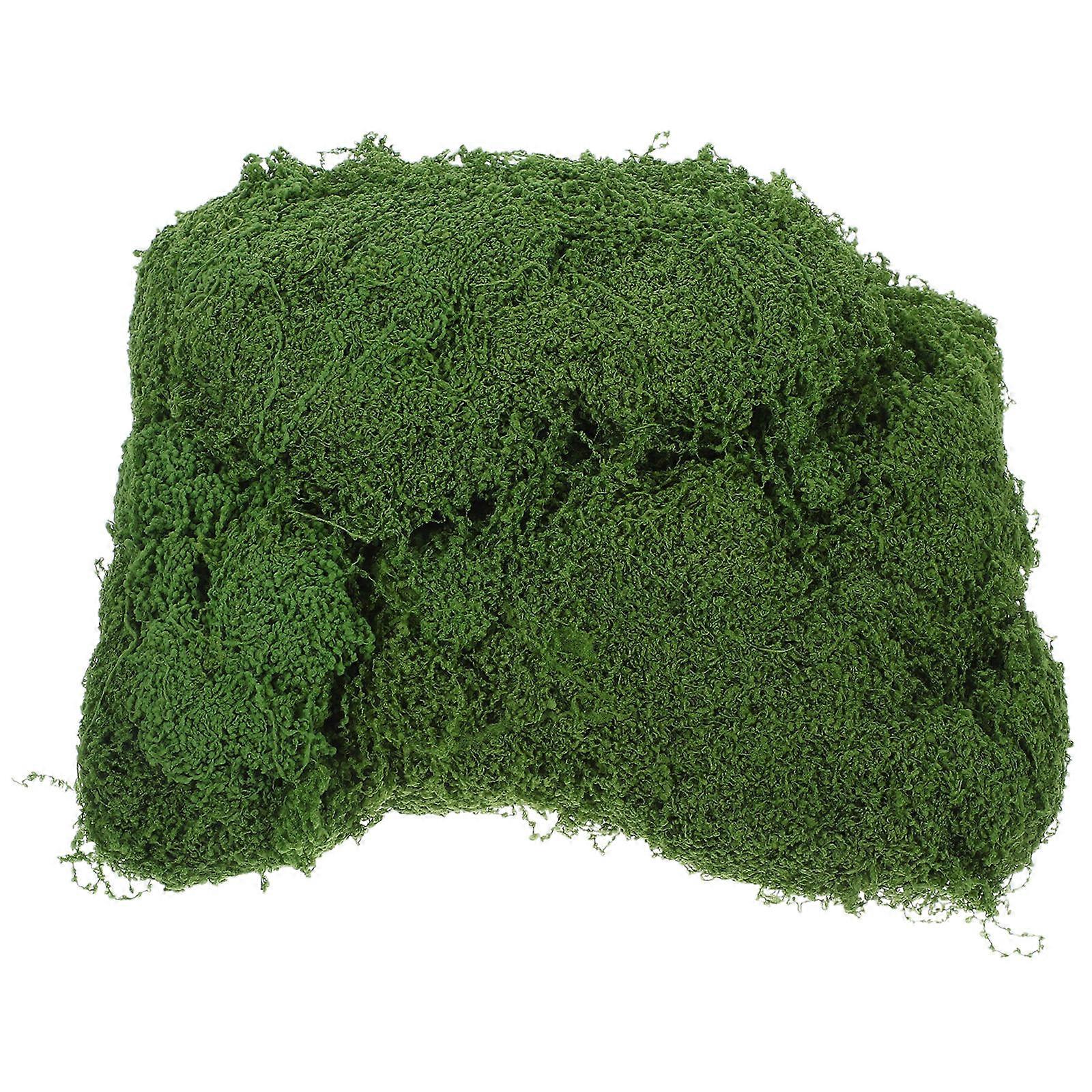 Artificial Moss for Crafts Faux Moss for Decorative Use 2Pcs Set