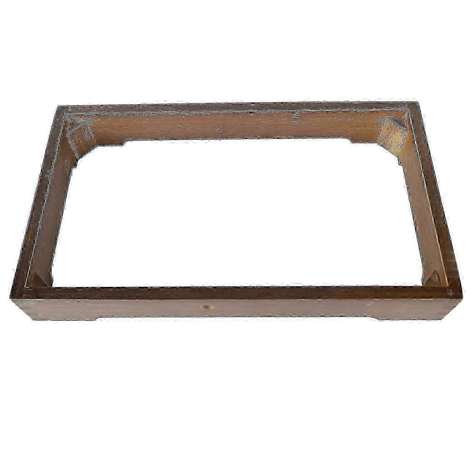 Minimalist Wood Frame Induction Cooker Base for Stable and Embedded Tea Stove Cooking Accessories SZRH A-B