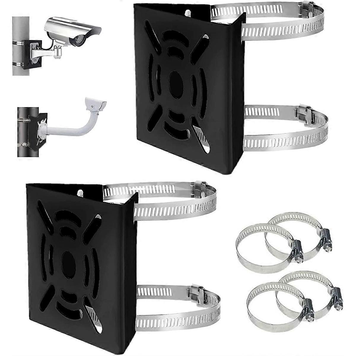 Universal Vertical Pole Mount Adapter Bracket for CCTV Security Camera PTZ Dome Vertical Pole Mounti