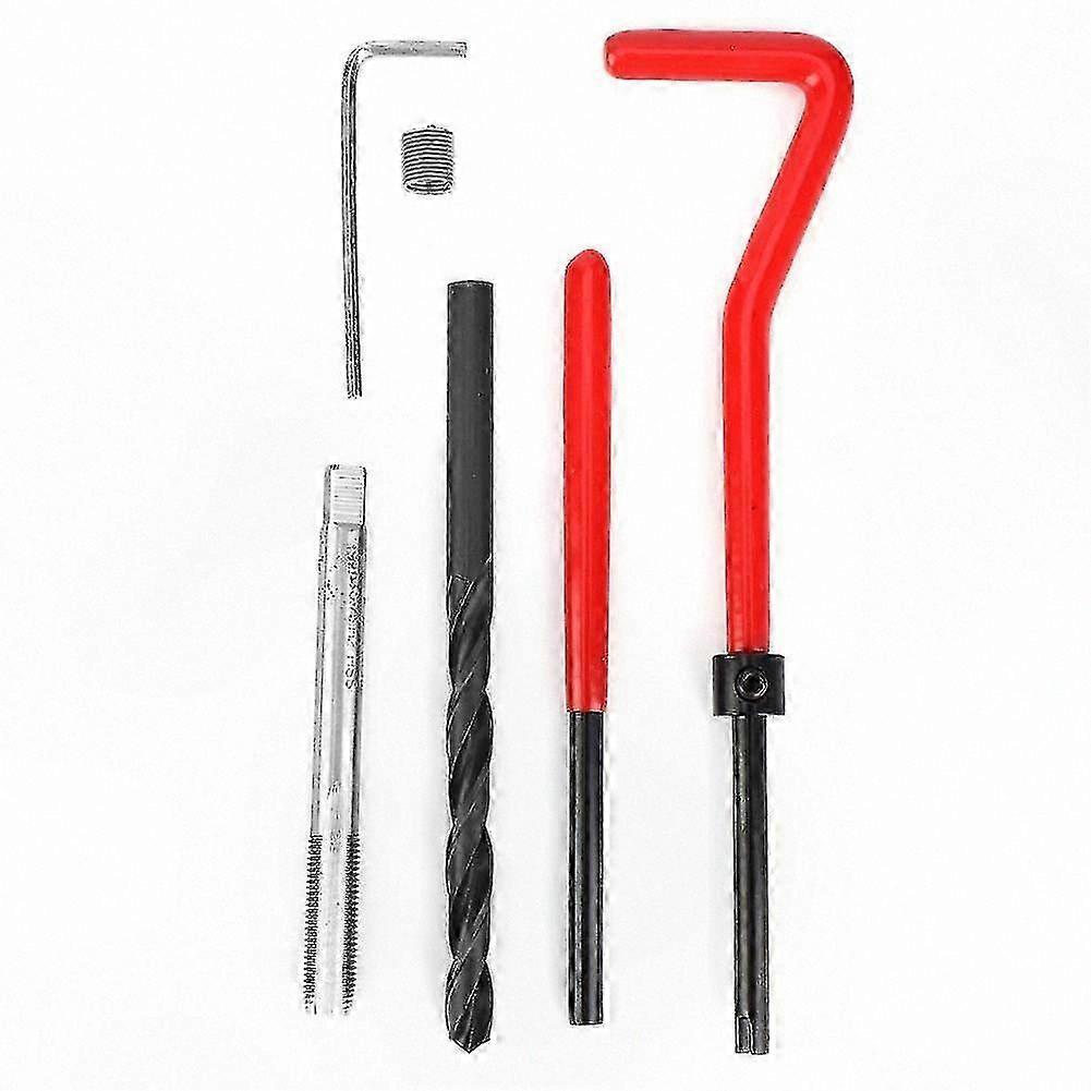 30 Pieces M6x0.75 Stainless Steel Thread Repair Inserts 2D Size Kit