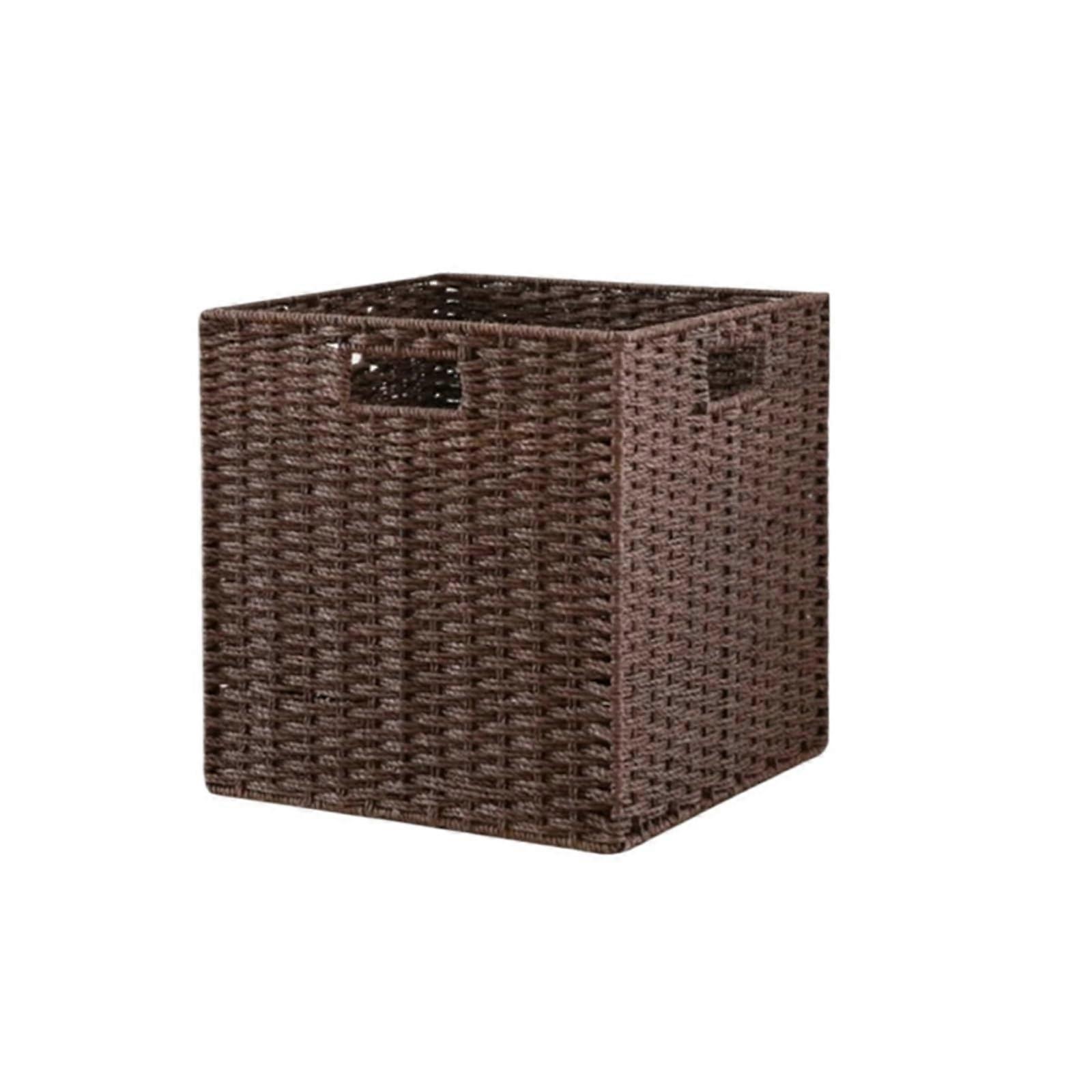 Traditional With Handle Wicker Picnic Basket GrassWoven Storage Basket Multiple Sizes Available Medium Size (M)