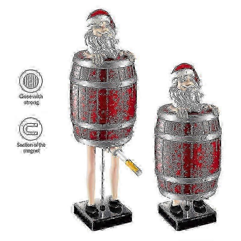 Portable Santa Claus Cigarettes Distributeur Creative Automatic Cigarettes Storage Case Funny Home Storage Box Smoking Tool