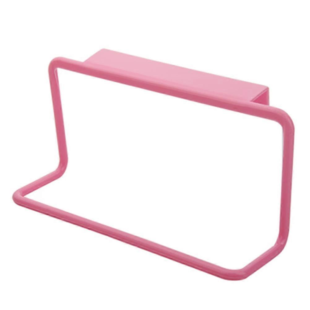 Clothes Hanger Single Lever Towel Rack for Towel Hanging Pink