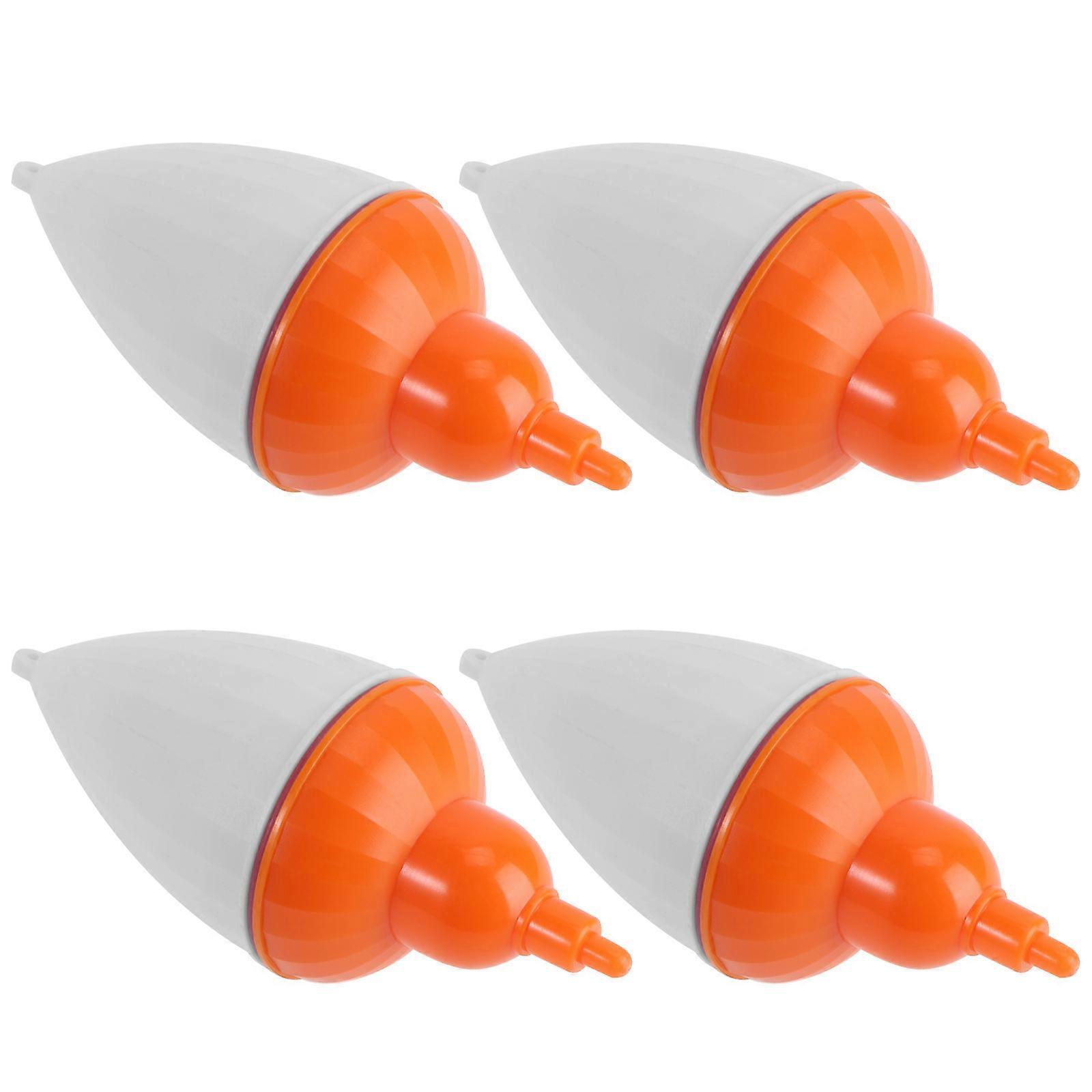 Fishing Bobbers Floats 4 Sets Round Buoy Floats For Fishing Lovers Outdoor Activity White Durable 4Pcs
