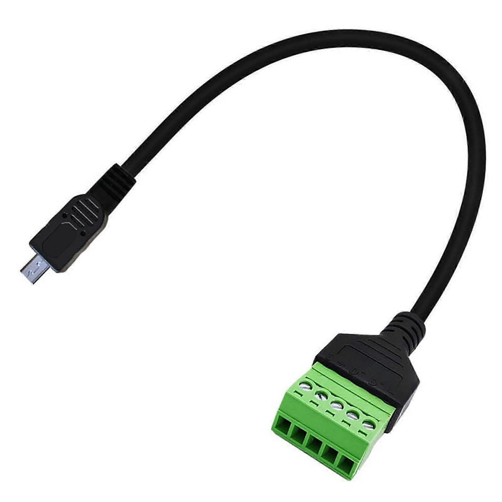 30CM Camera Adapter Cable 8-Pin Mini B to 5 Pin Female Bolt Screw Shield Terminals Pluggable Type Camera Connect Cable