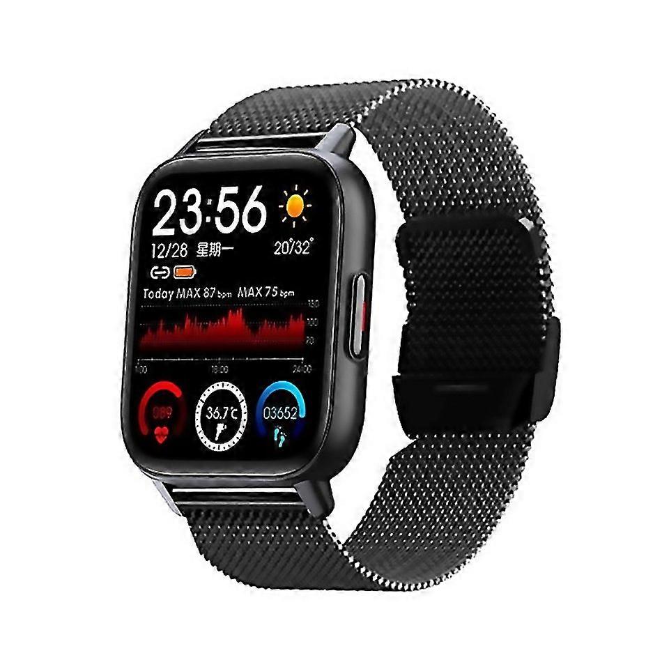 For Qs16pro 169inch Health Monitoring Waterproof Smart Watch Supports Body Temperature Detection Col