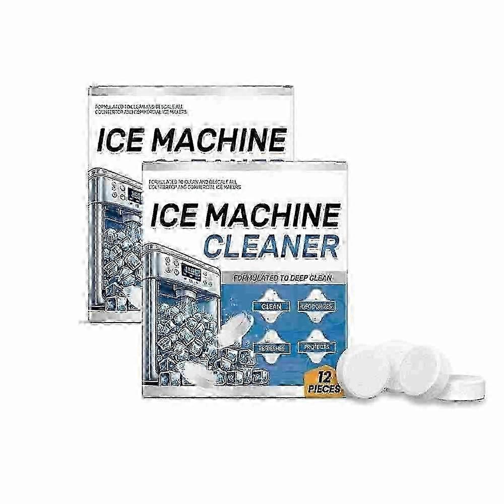 Ice Machine Cleaner Maker Descaler- 24 Pack Ice Maker Cleaner Tablets For Fridge