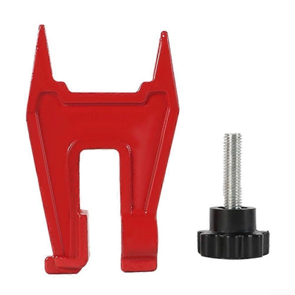 Chainsaw Stump Vise Guide Plate Metal Tool For Securing Bar While Sharpening Teeth And Rakers Adjustable To Fit Chains