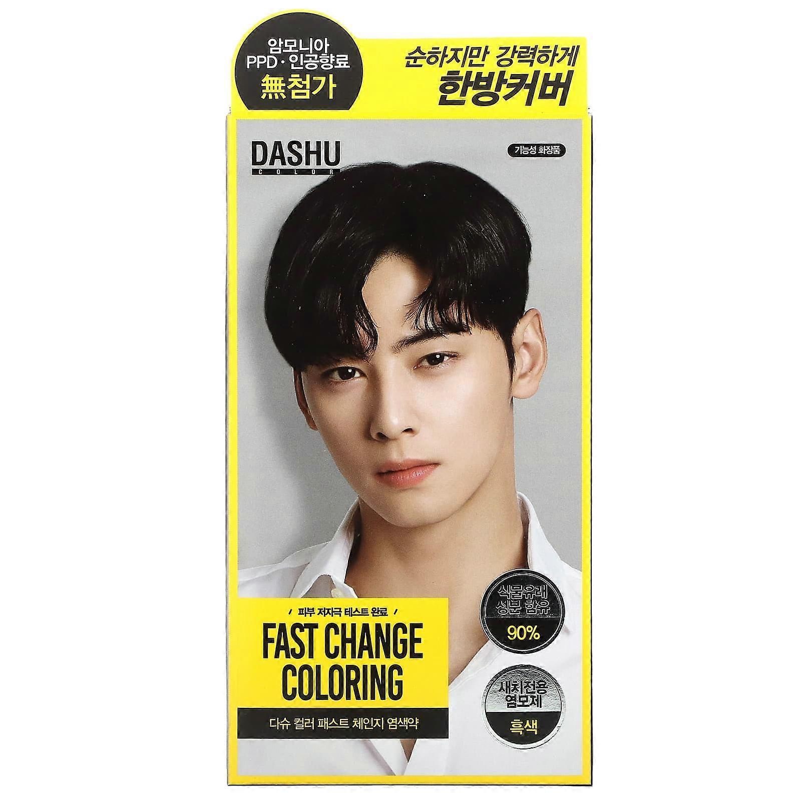 Fast Change Coloring, Real Black , 1 Application Kit