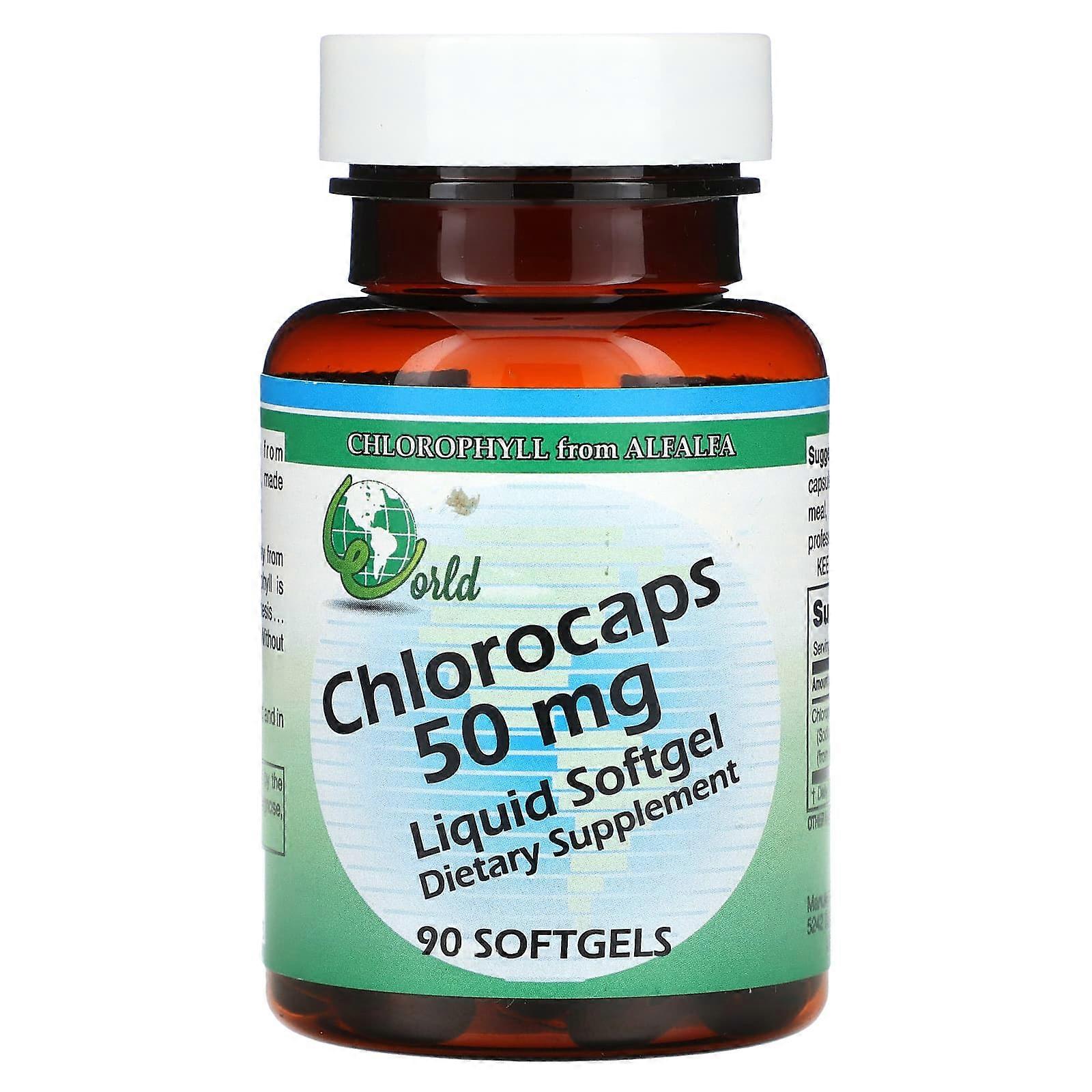 Chlorocaps, 50 mg, 90 Softgels (50 mg per Softgel)