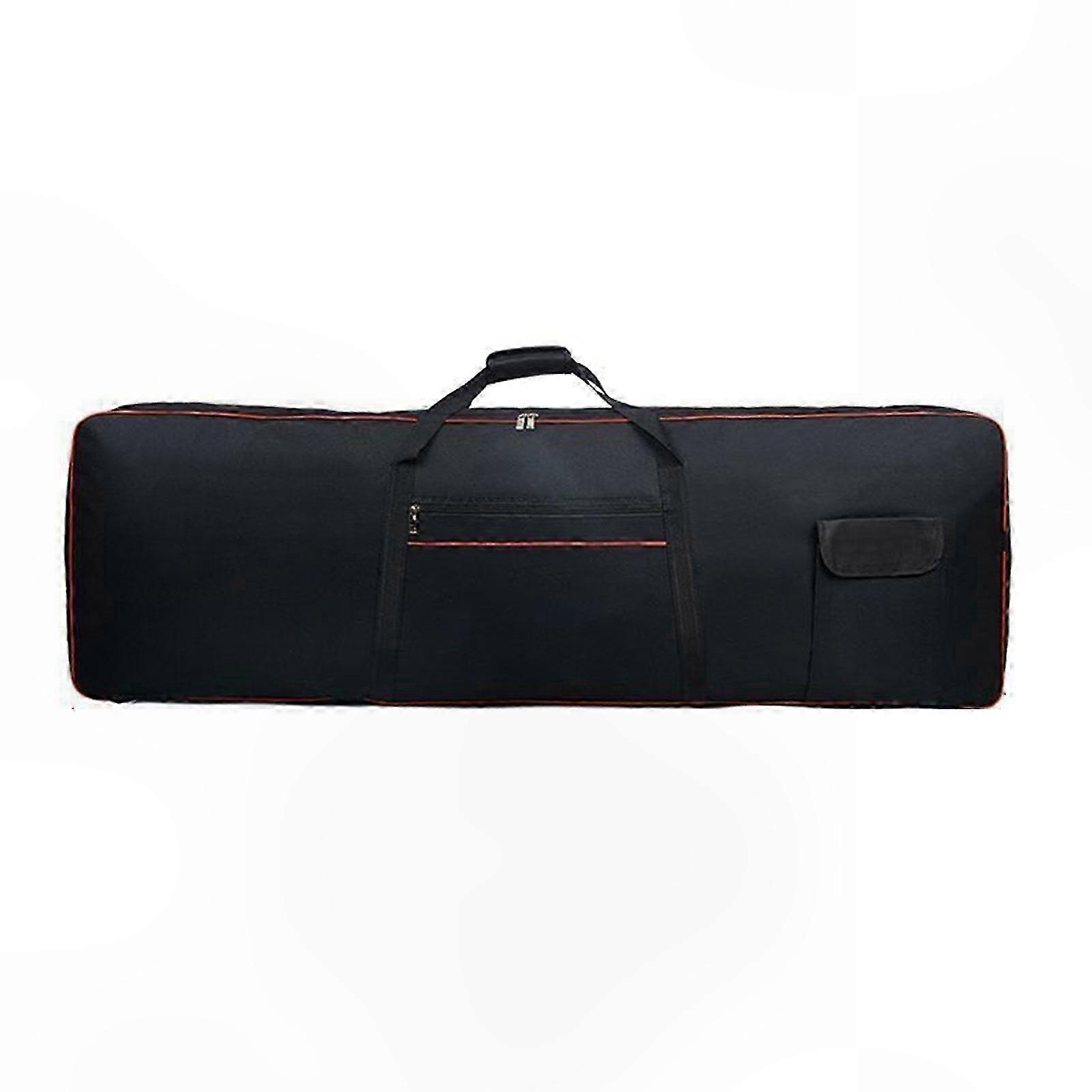 88-Key Keyboard Travel Bag with Handles, Double Zipper, and Waterproof Protection