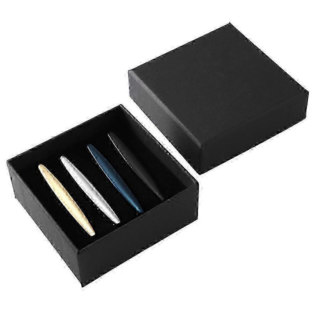 4 قطع التعادل كليب الرجال الرجال التعادل شريط التعادل المشبك الأسود كليب التعادل بدلة التعادل قرصة التعادل كليب دبوس الذهب التعادل كليب