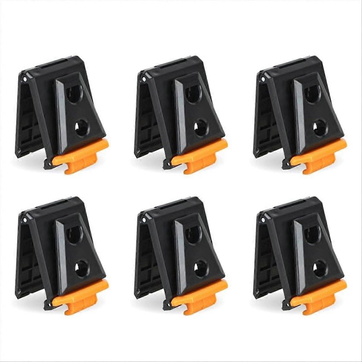 6pcs Clip Tech Hubs for TOU-CT ClipTech Pouches,Tool Belt Clip Fits for Models TOU-CT-150 TB-CT-150SP