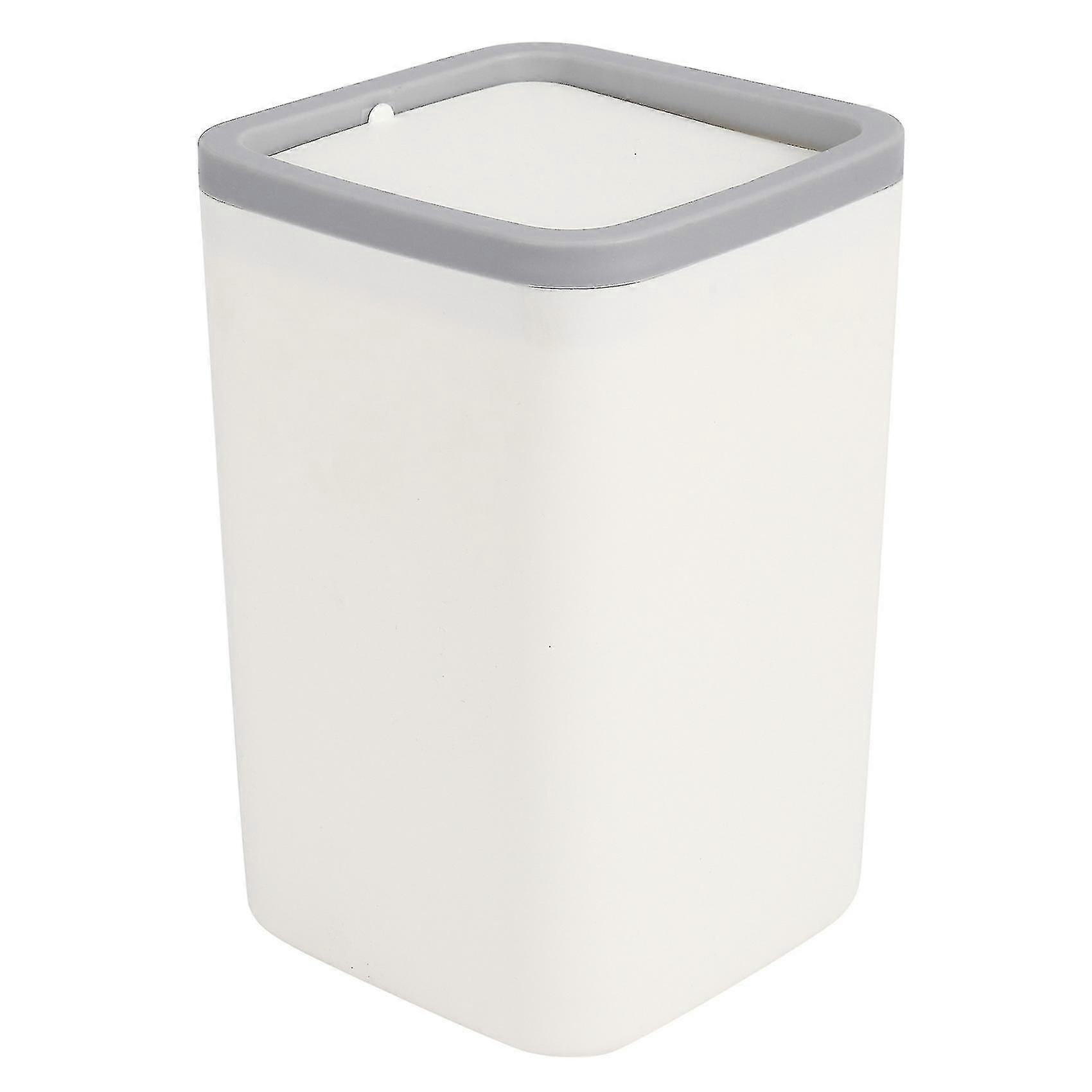 Trash Can Small Trash Can Mini Desktop For Desktop Car Trash Can Gray
