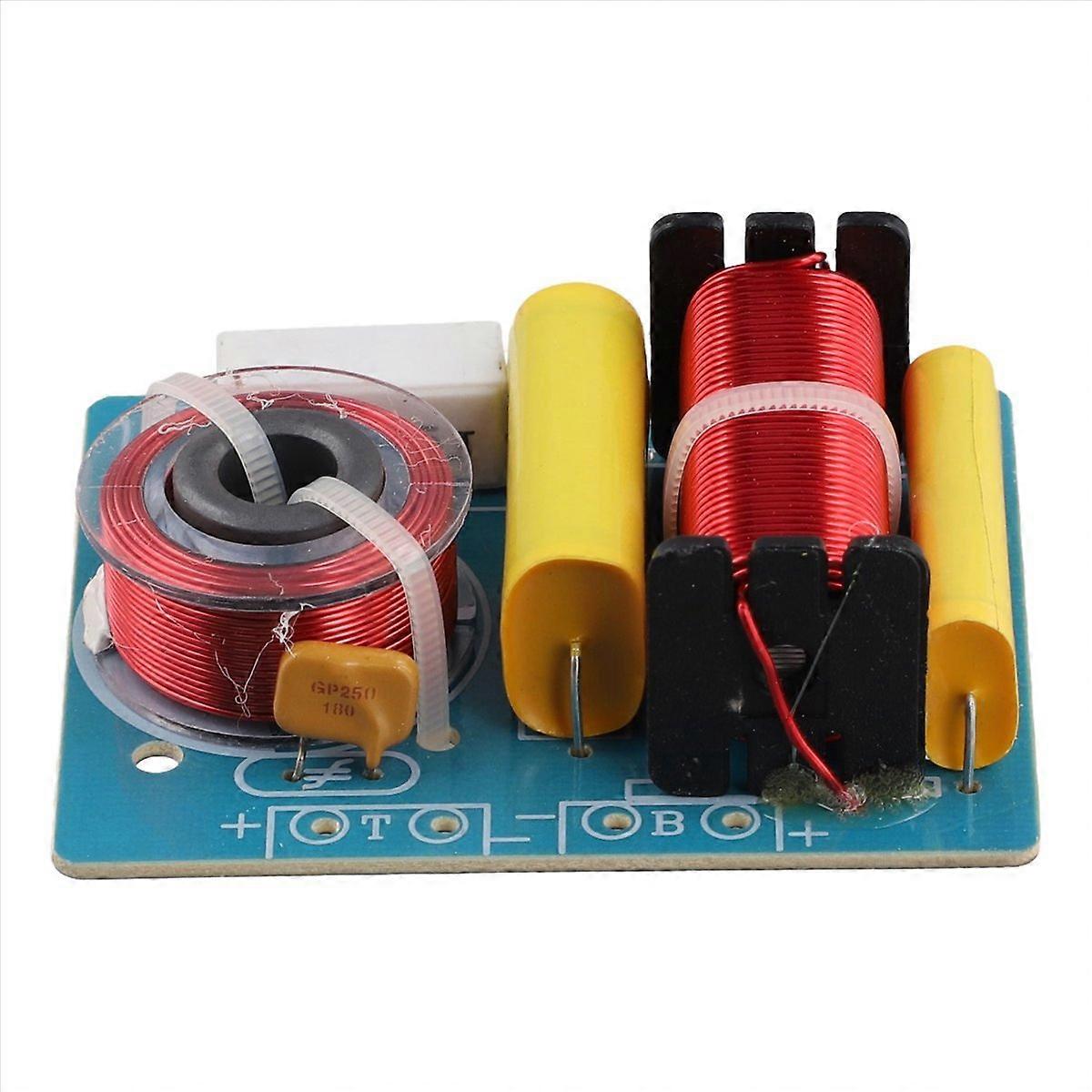 2 Way Audio Frequency Divider DIY Bass Speaker Subwoofer Crossover