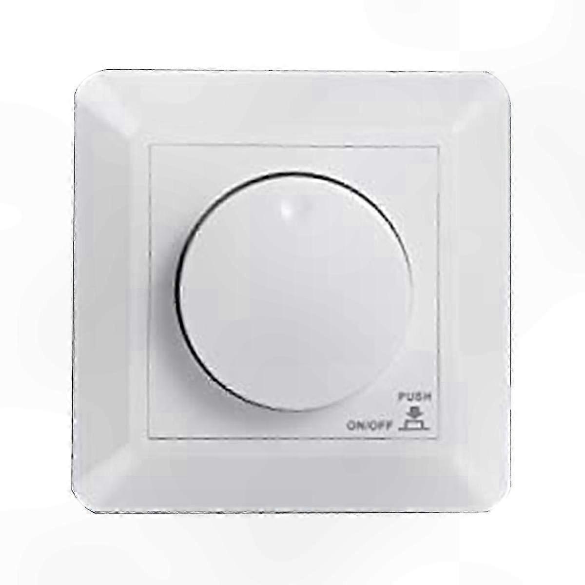 Adjustable Dimmer Switch for LED and Halogen, 5-300W Flush-Mount Light Control