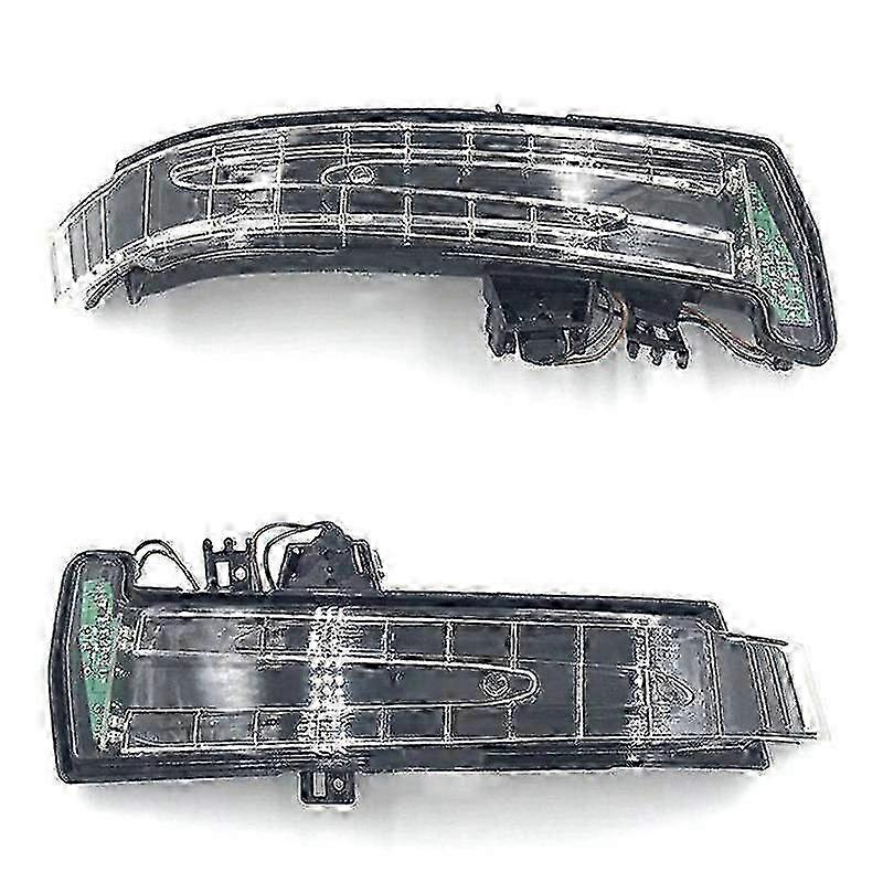 Pair of Rear View Mirror Turn Signal Lights Compatible with Mercedes W204 W212 W221 E300 E350 E550 GLK350 S450 Models