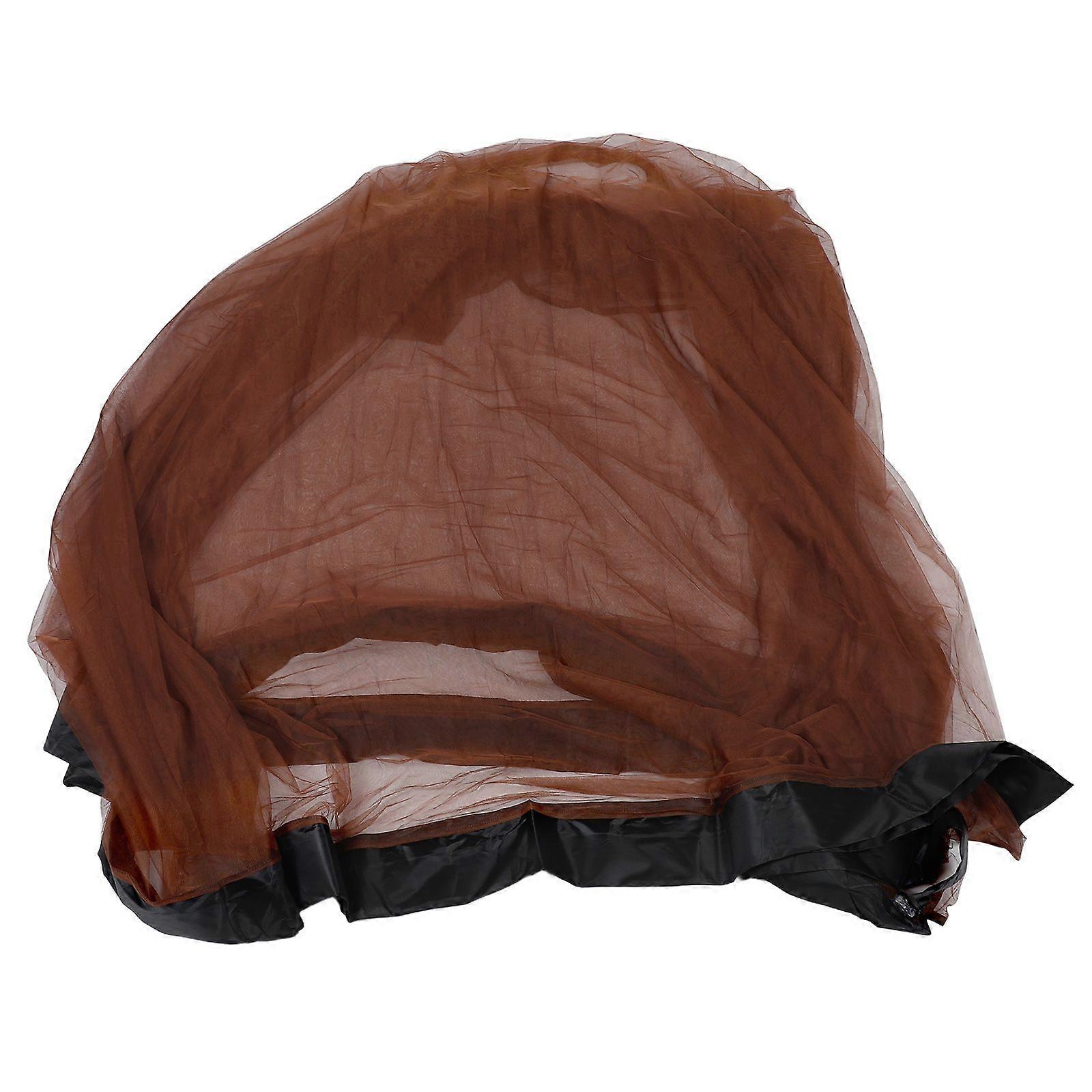 Umbrella Mosquito Net: Universal Mesh Umbrella Screen with Zipper Door Outdoor Bug Screen Netting for Center Pole Sunshade Camping Patio Parasol