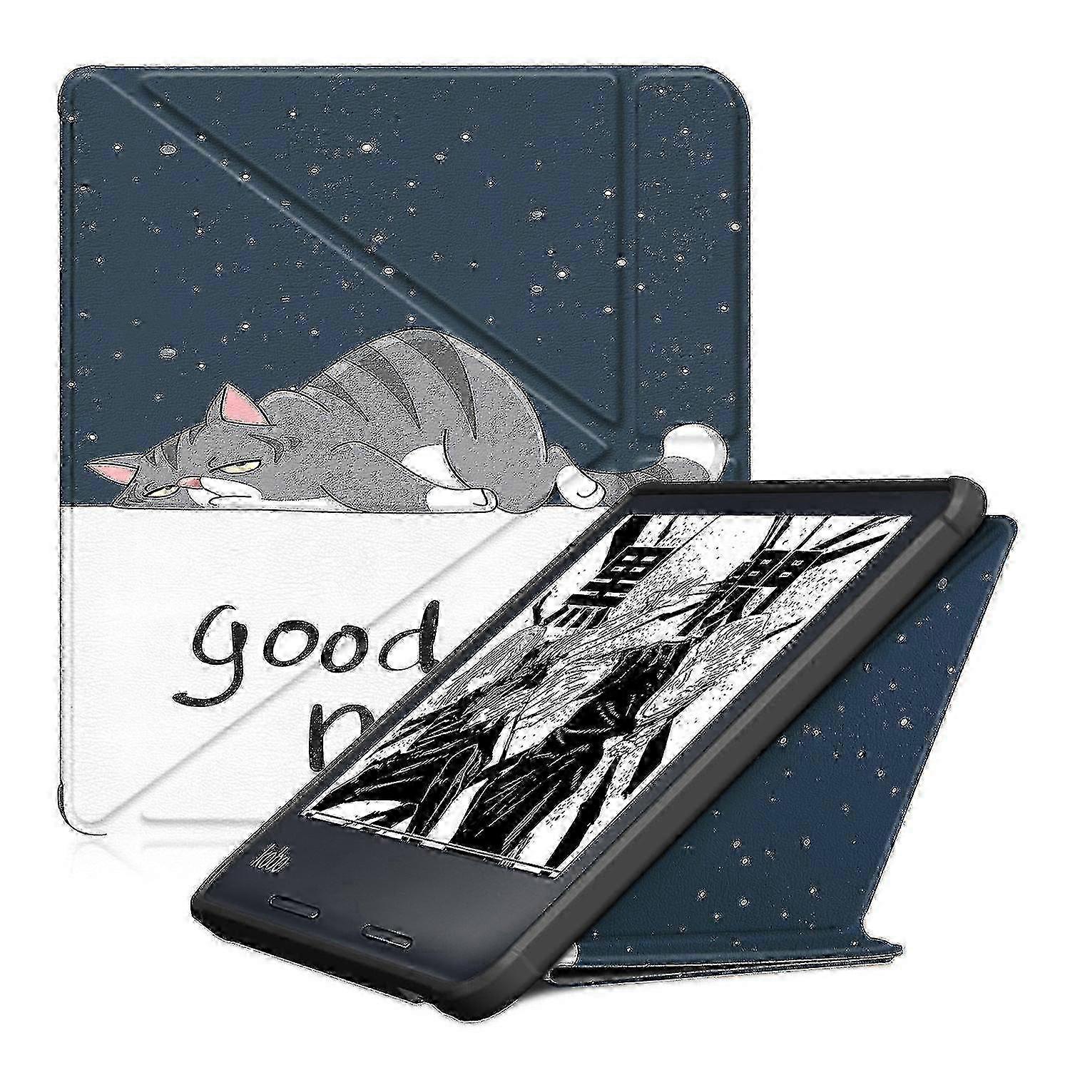 Kobo Sage 8-Inch Cover Case with Multi-Fold Stand, Soft TPU Back, Auto Sleep/Wake Functionality