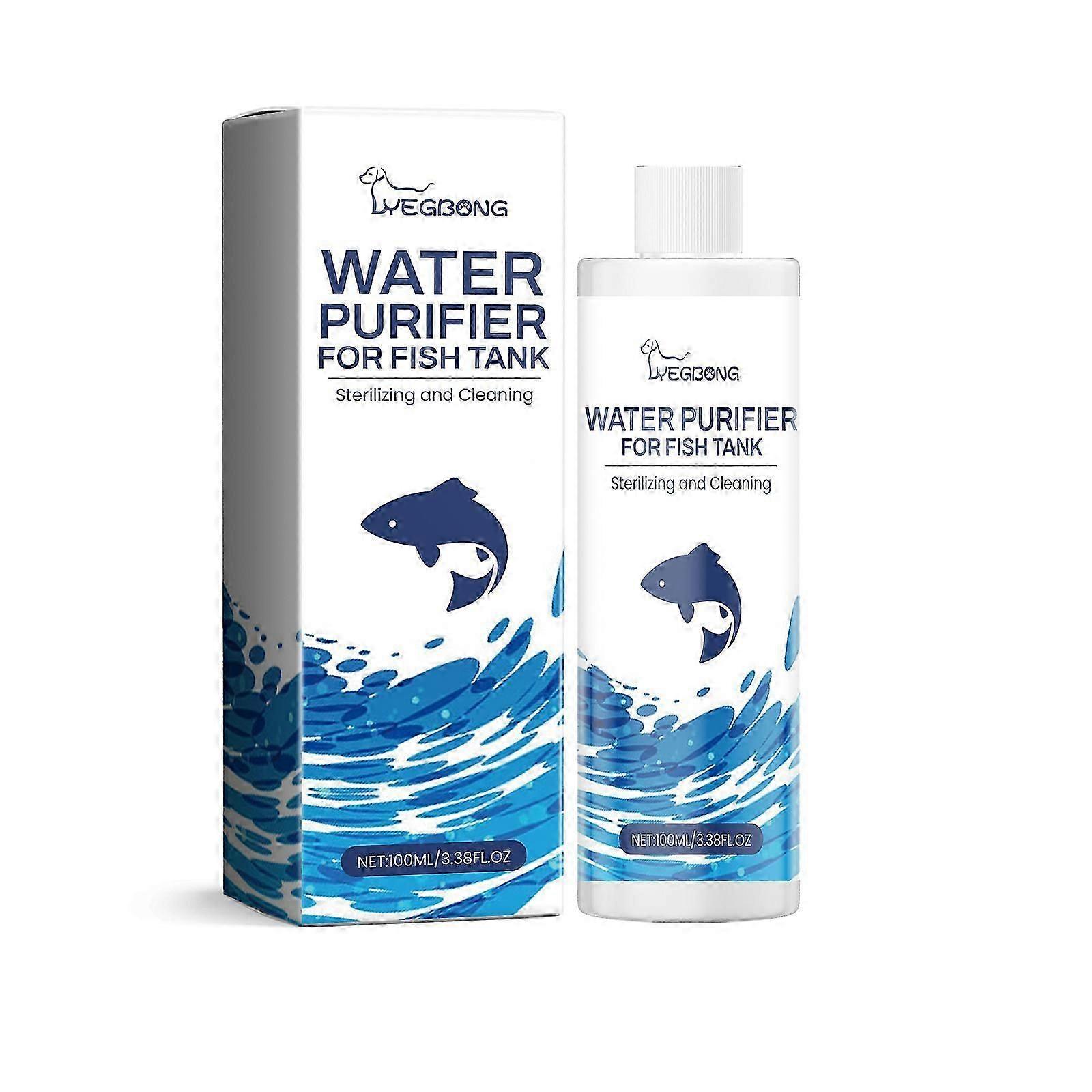 Fish Tank Water Clarifying Agent, Stabilizes Water Quality, 100ml, Easy Use