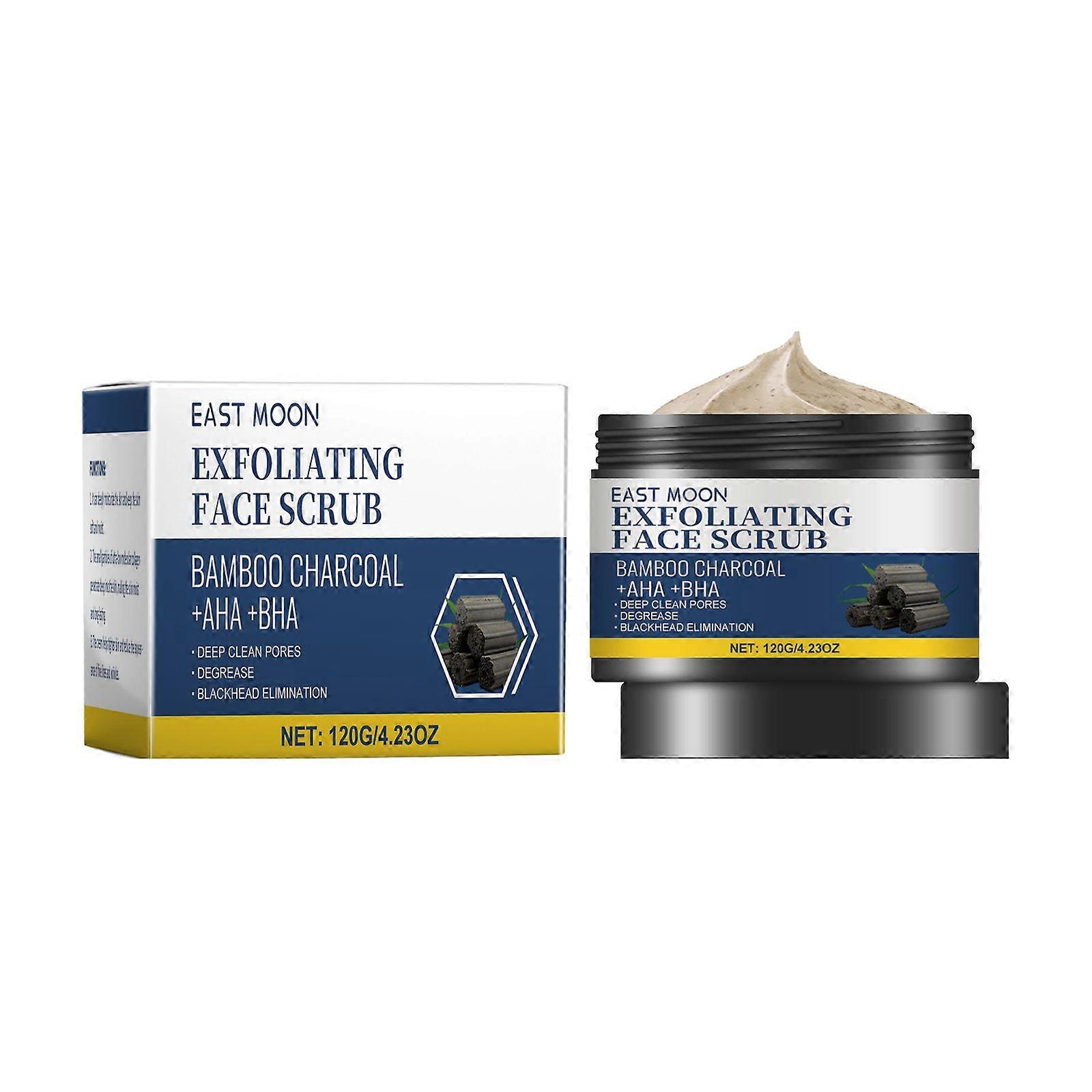 East Moon Charcoal Facial Scrub: Gentle Exfoliation, Comfortable Cleansing, Moisturizing And Hydrating Scrub