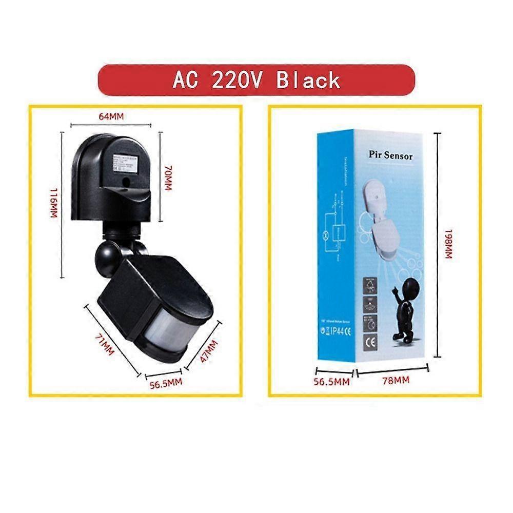 Outdoor LED Light Wall Mount Motion Sensor Infrared PIR Sensor Light Movement Detector