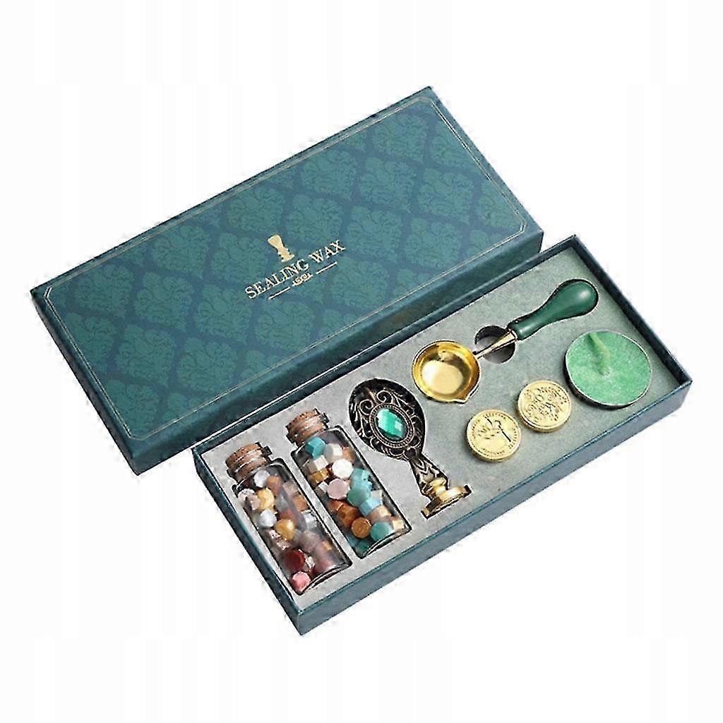 Vintage Stamp Set With Handle