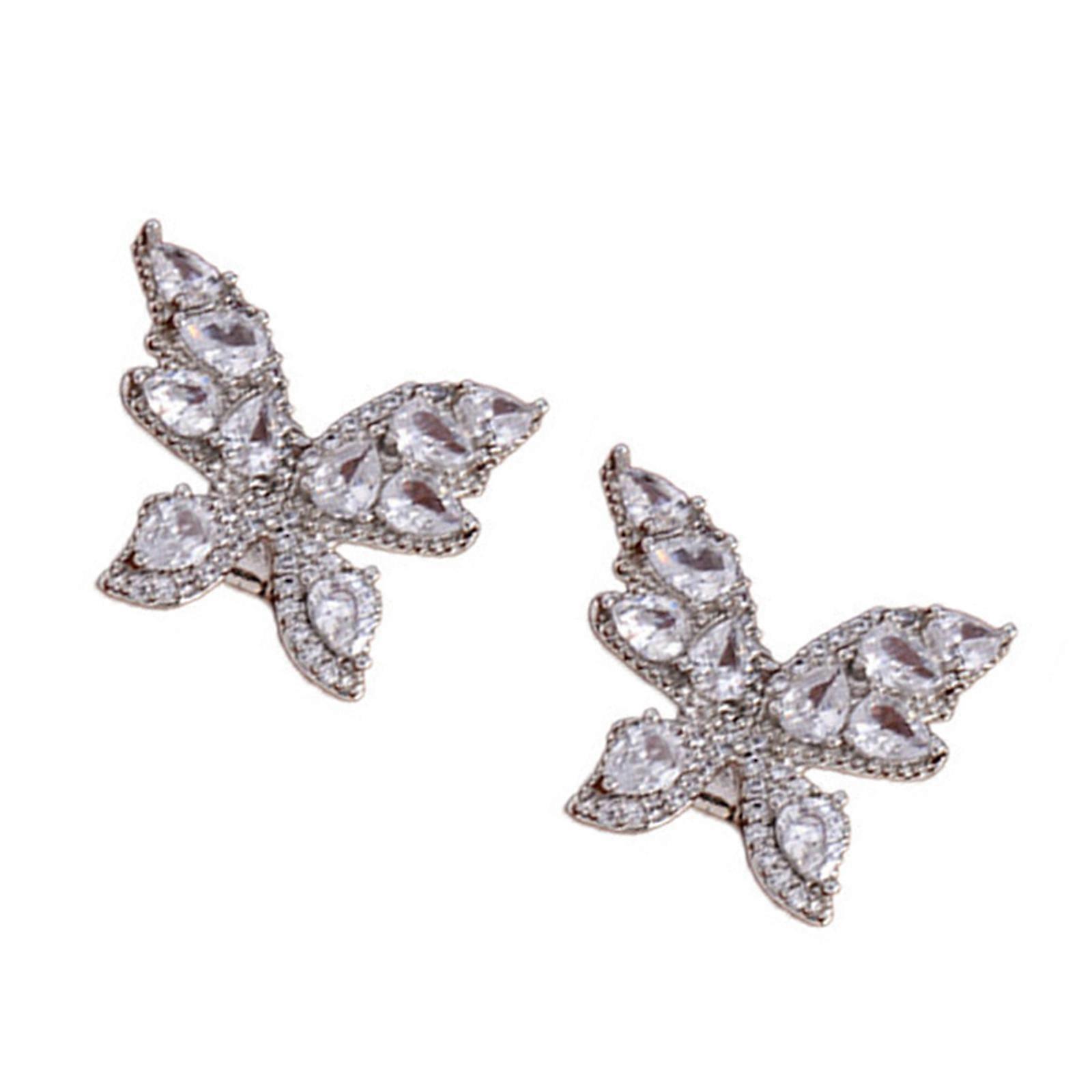 Sparkling Crystal Bows Earphone Accessory Elegant Detachable Clip for freeclip Customizable Headphone Style Multicolor