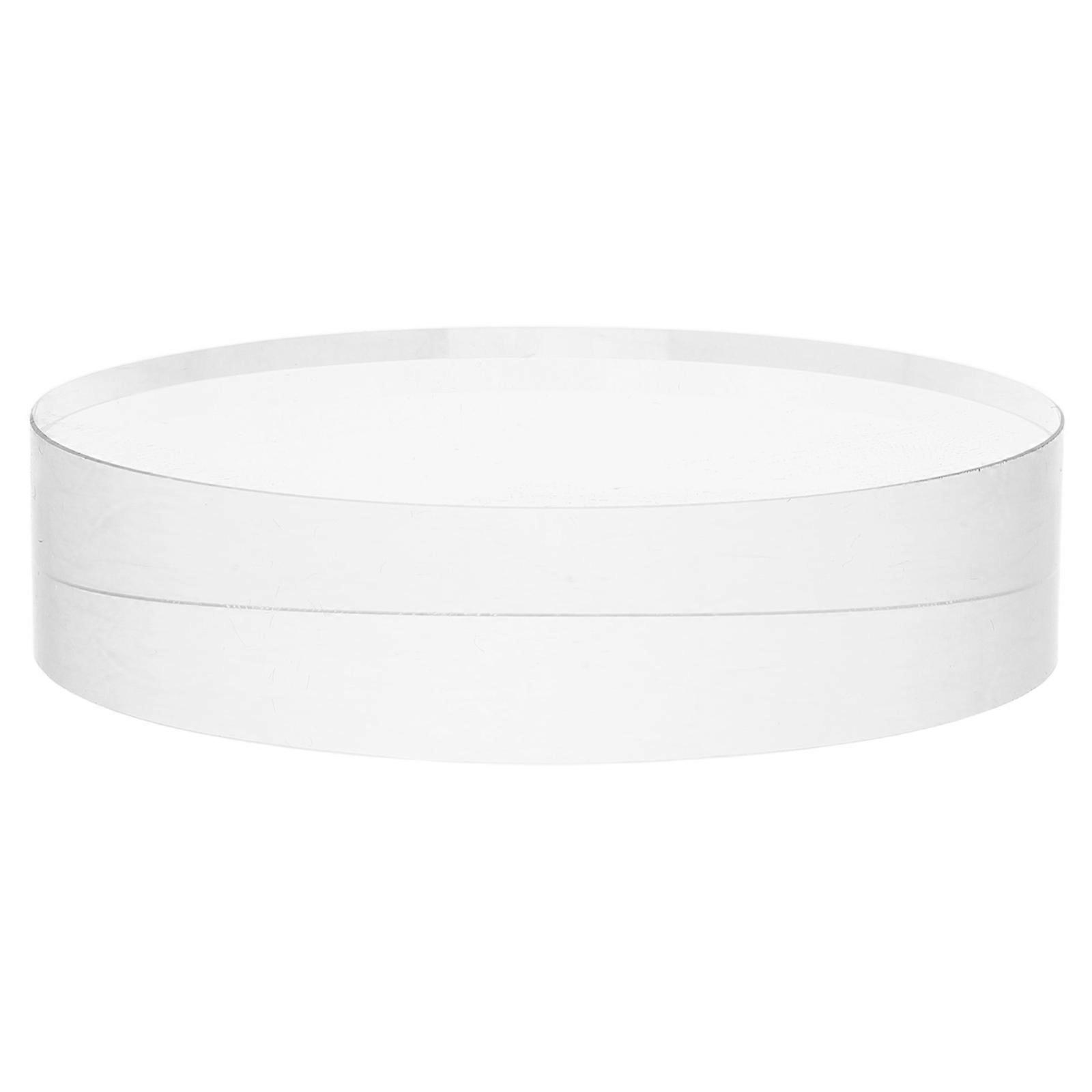 Elegant Design Clear Glass Paperweight Decorative Crystal Block For Study Room Versatile Use 1Pack