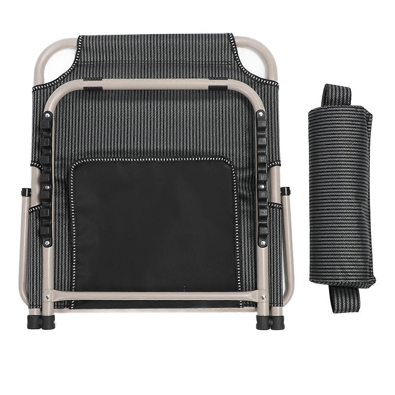 Lifting Bed Backrest Floor Chair with Head Pillow Folding Multifunctional 6 Degree Sit Up Backrest F