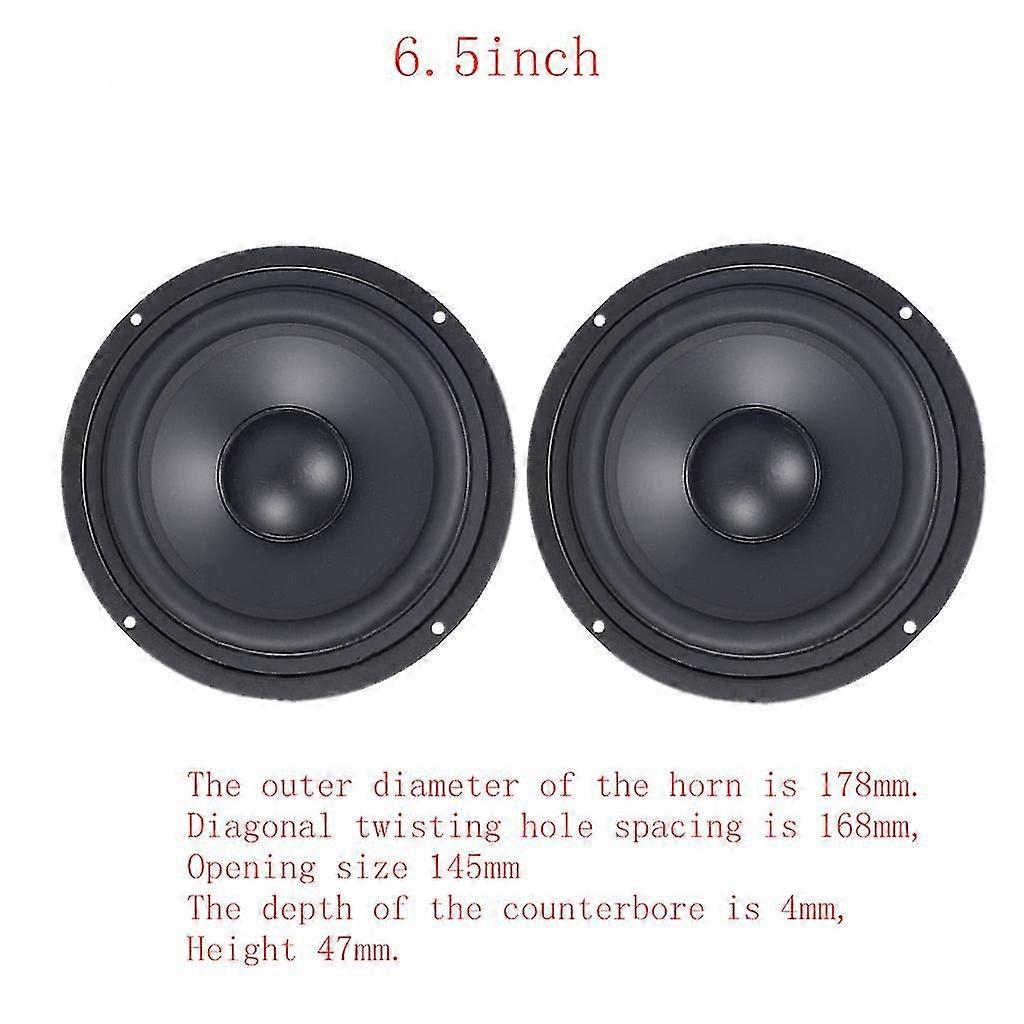 2 قطع 4/5/6.5 "مكبر الصوت المتكلم السلبي المبرد الداعم باس تهتز المتكلم