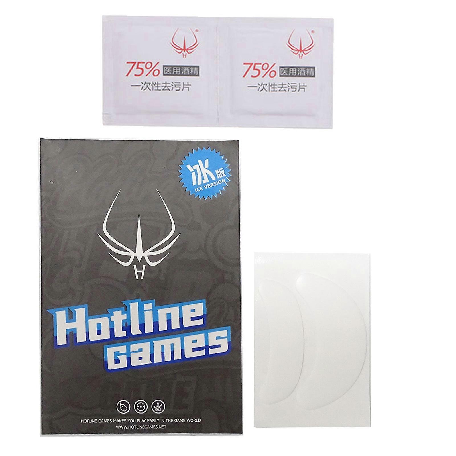 ICE Version Mousepad Hotline Game Game Mouse Skates Feet For  AM ZA11 ZA12 FK1 FK2 Mouse Glides Multicolor