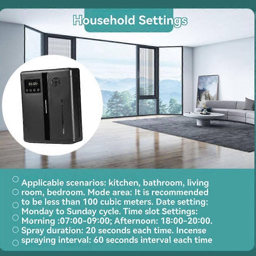 200ml Smart Essential Oil Diffuser with Timer Function Essential for Household Hotel Office US Plug