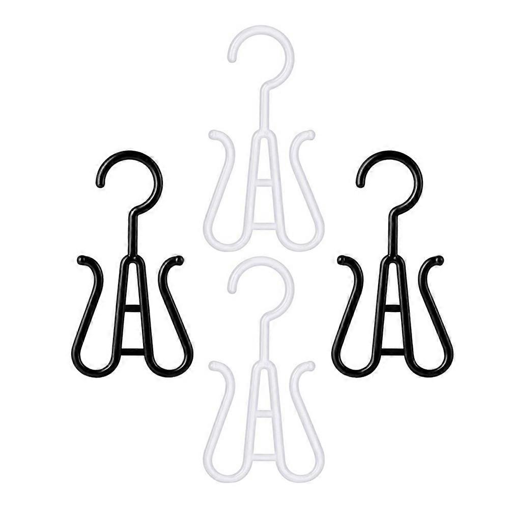 4pcs Slippers Display Hooks Multi-use Hooks Plastic Drying Hooks for Shoes