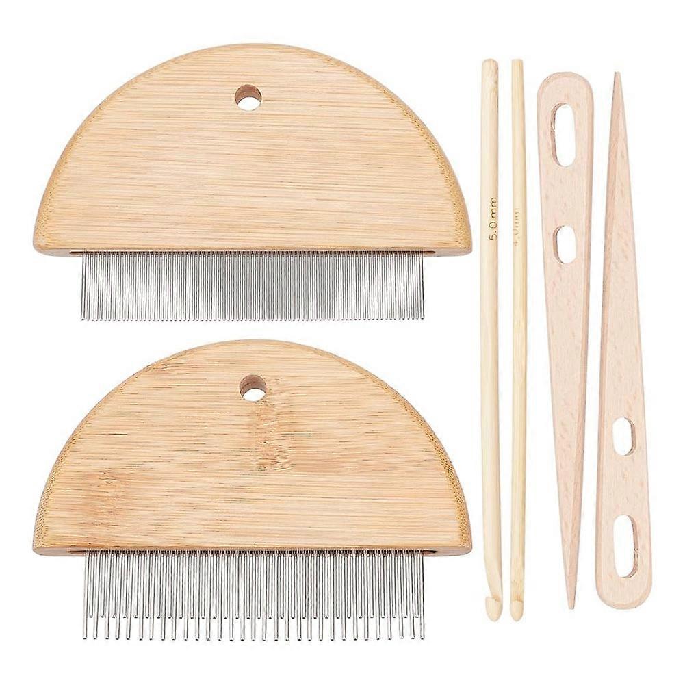 Tapestry Weaving Combs Hand Knitting Tools Needle Threader