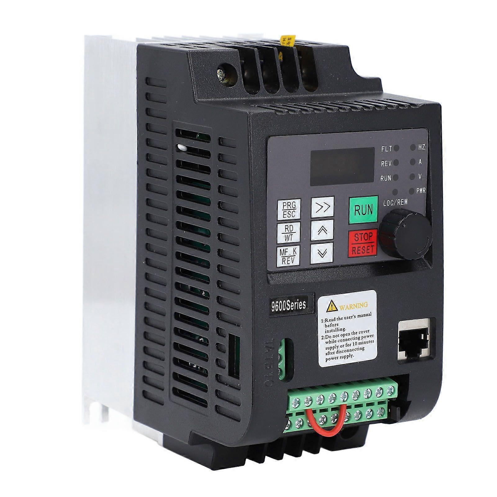 2.2KW Single Phase Solar Inverter PV Pump Speed Controller Variable Frequency Drive DC200400V Input 1PH 0220VAC Output