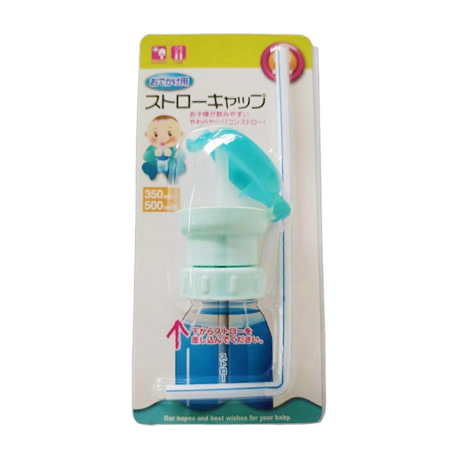 Spill Proof Water Bottle Cap with Silicone Straw for Kids and Adults, Twist Spout Adapter for Drinking Soda or Juice