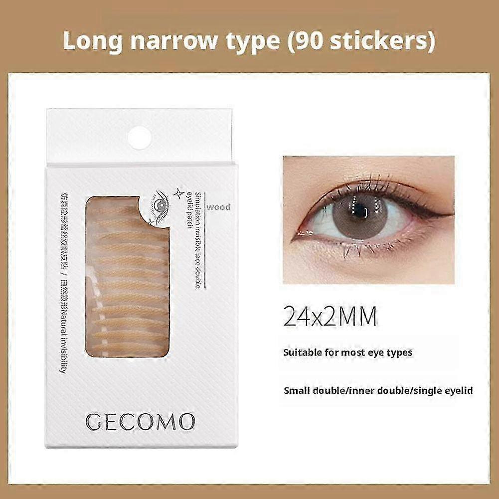 Waterproof Adhesive Invisible Double Eyelid Patch Eye Sticker Tape Makeup