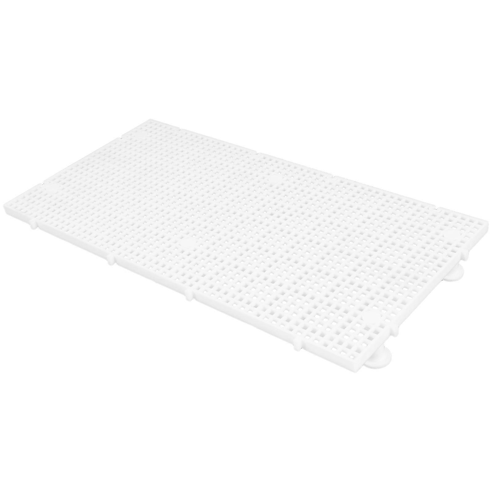 Fish Breeding Divider Aquarium Divider for Isolation 1Set White ABS