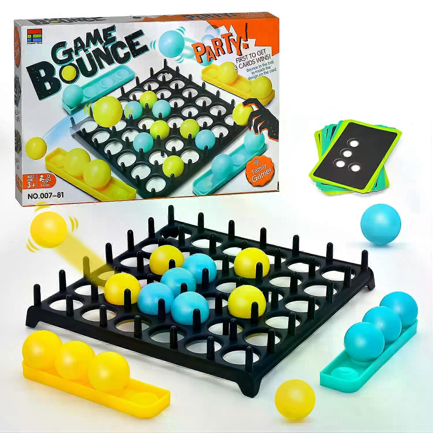 Toss Ball Interaction Fun Party Kids Desktop Bouncing Ball Game Social Table Board Game To Play In Family for Children Gift