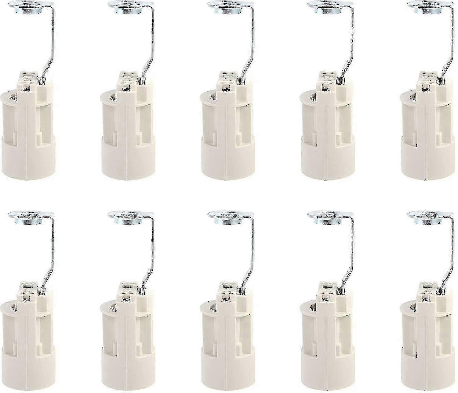 E14 Candle Lamp Socket for European Homes - 10 Pcs Adjustable Bulb Base Converter