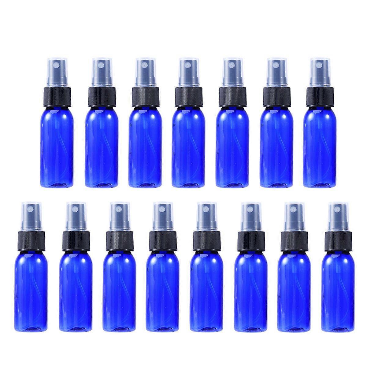 Blue Plastic Empty Spray Bottle for Makeup with Refillable Function 45Pcs