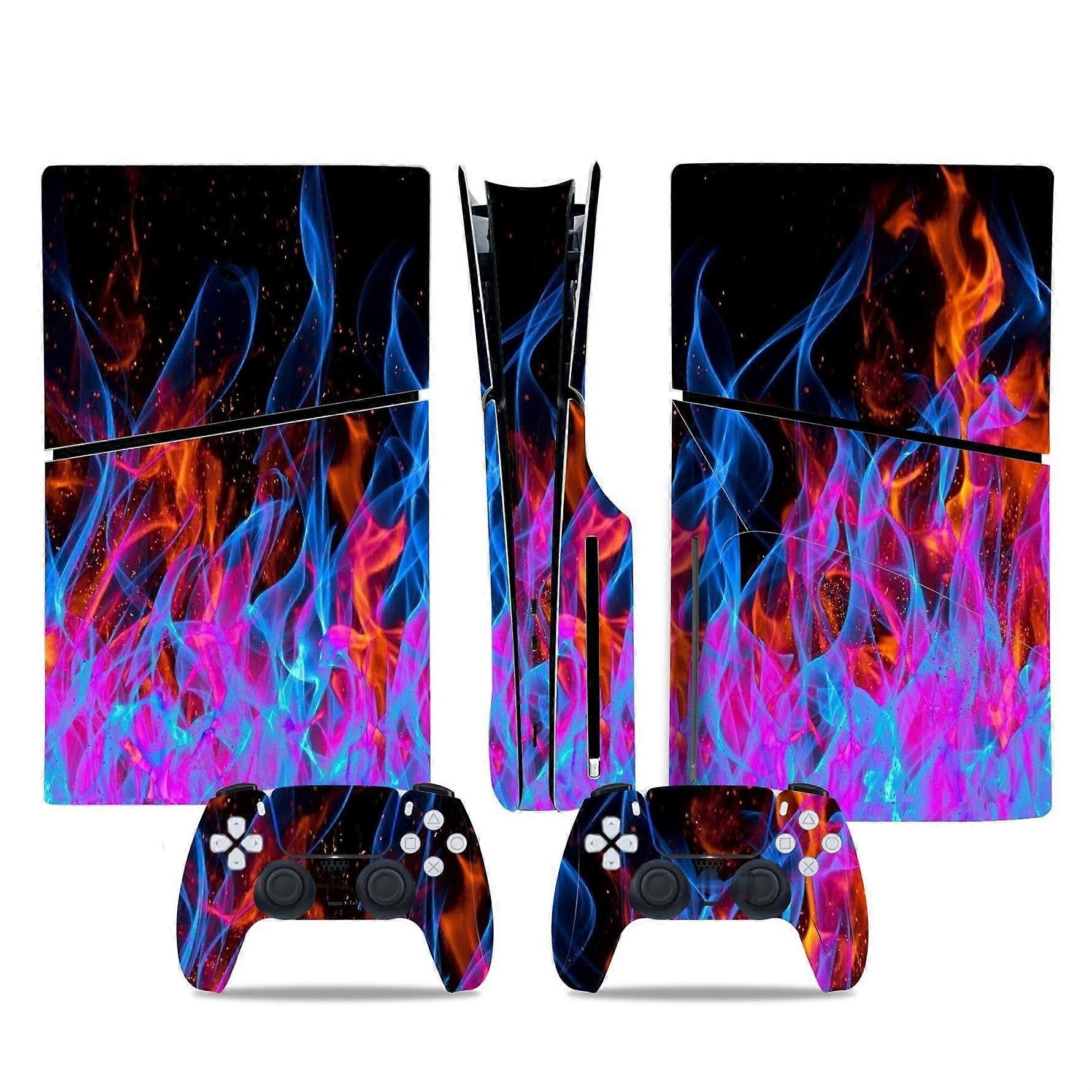 Anti Scratch For PS5 Slim Skin Disc  Digital Edition Vinyl Cover Skins For Console And Controller Scratch Resistant
