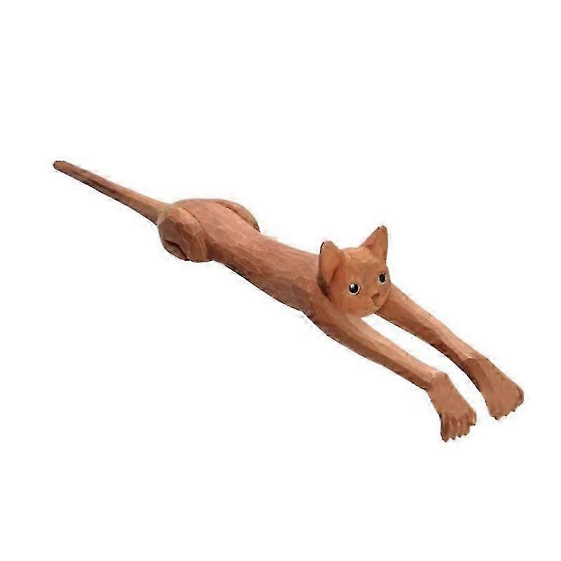 Cat Wooden Back Scratcher With Long Handle Portable Back Massage Tool for unisex