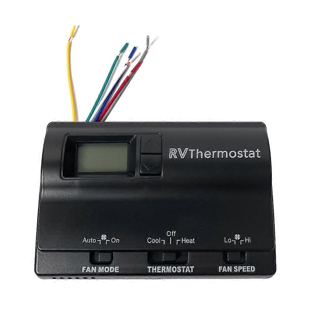 Digital RV Thermostat 83303862 with Precision Temperature Control for Furnace and AC, Universal HVAC Compatibility