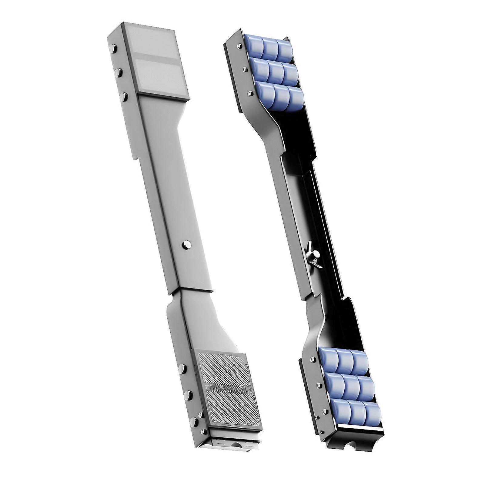 2pack Quickly Install Iron Base Stand for Washers Supporting Heavy Loads Features 36 Mobilities Wheel  Grey