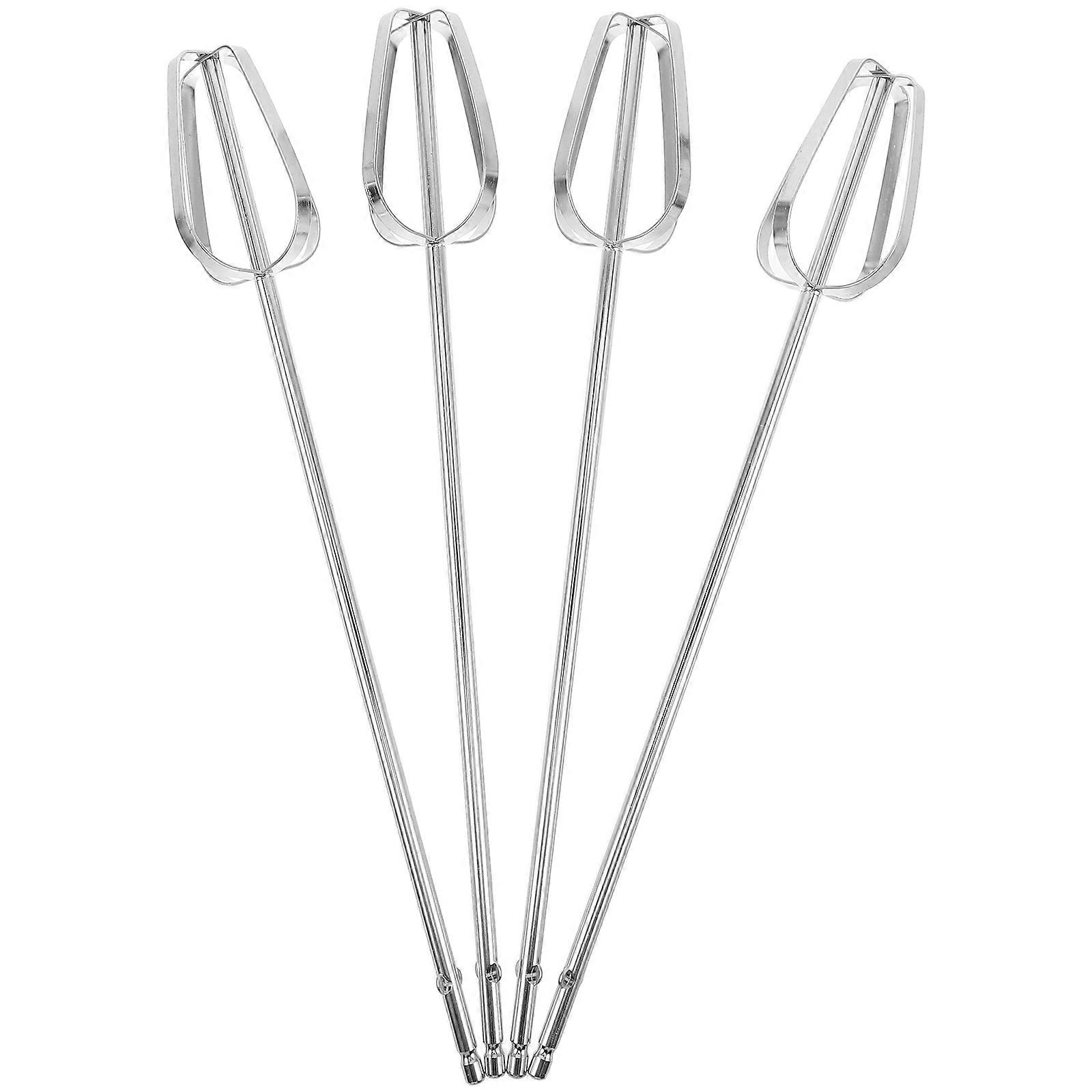 Electric Mixer Replacement Whisks for Efficient Mixing 4Pcs Stainless Steel Attachments