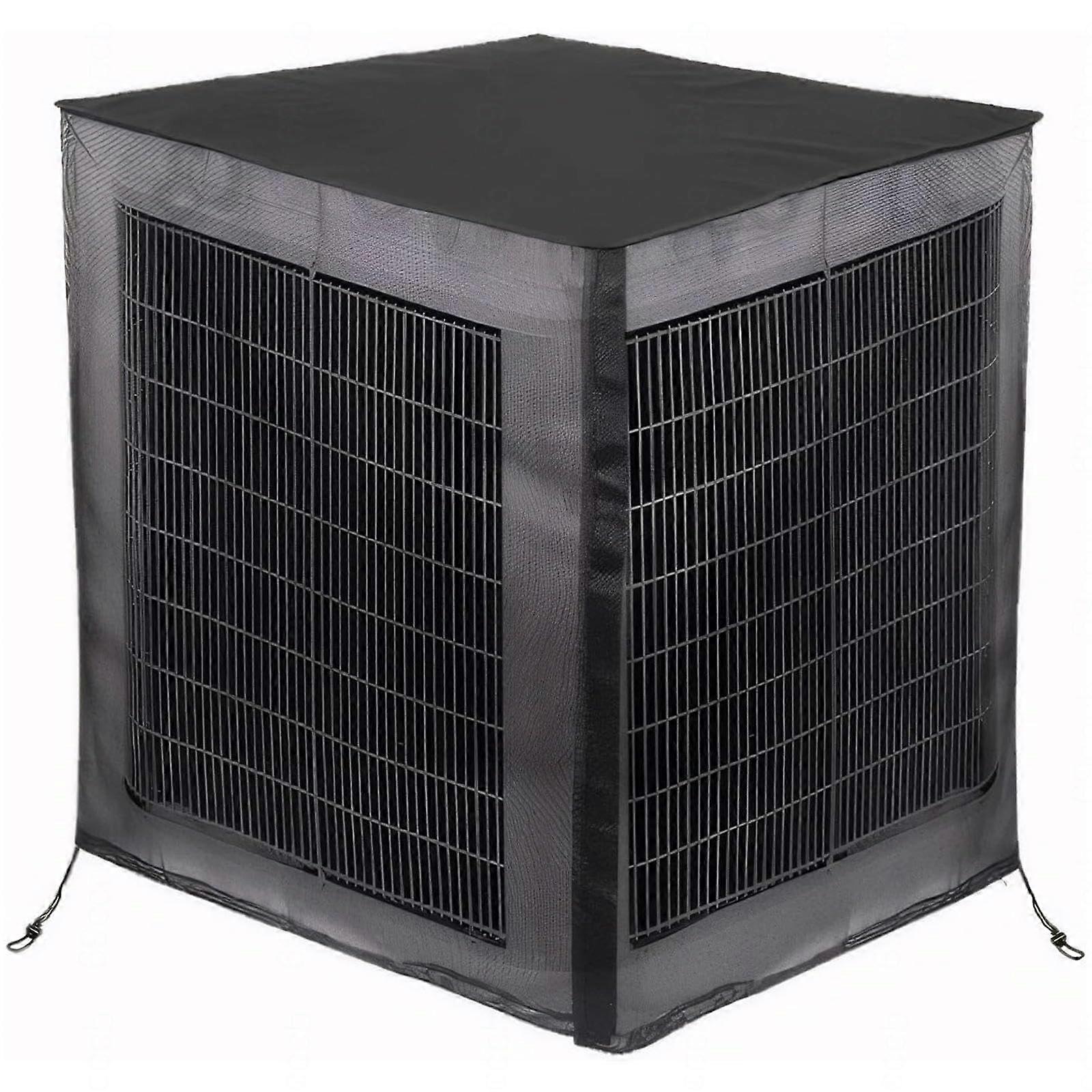 AC Unit Cover Outdoor Waterproof  Protector Breathable Mesh Central AC 72x72x76cm