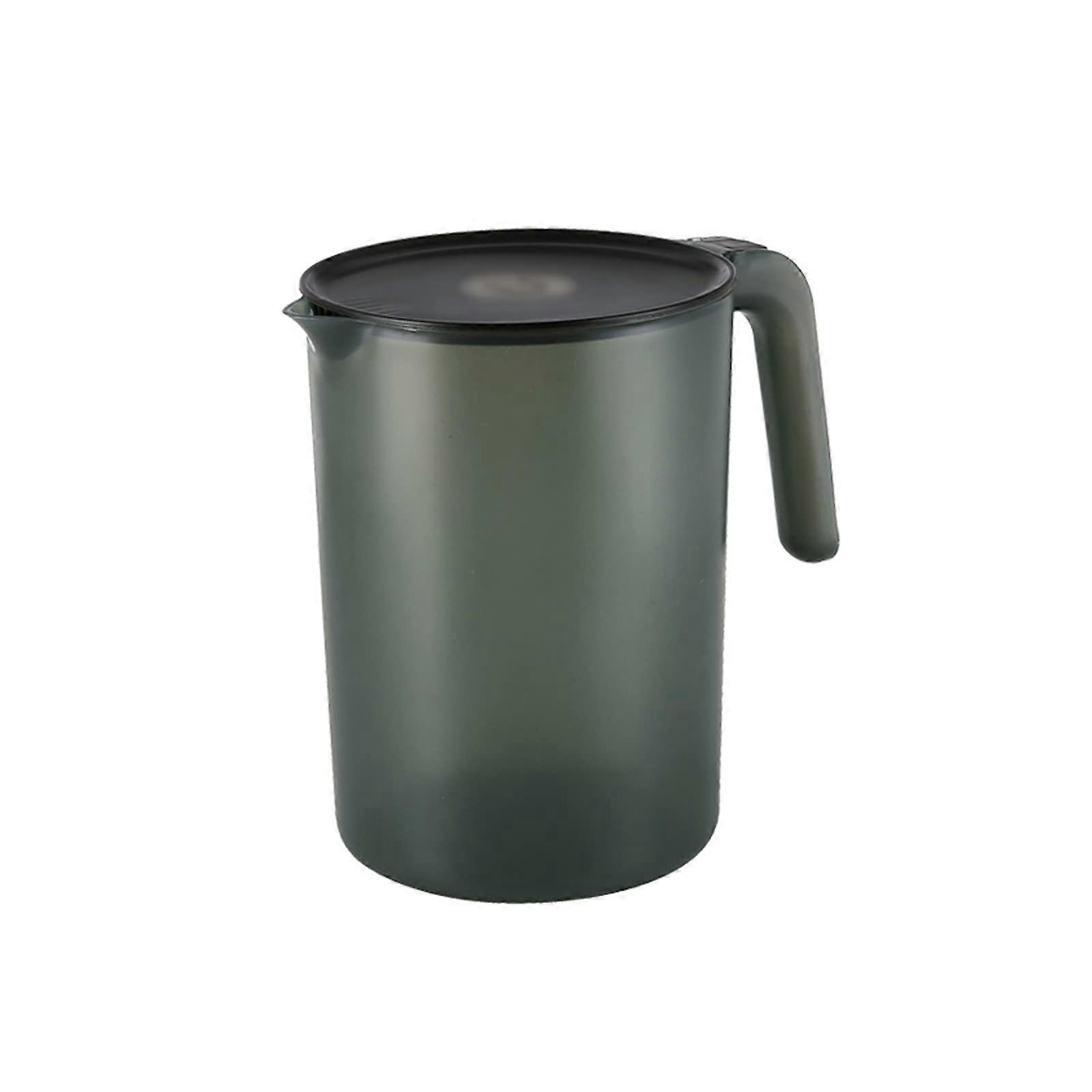 Ice Tea Pitcher Large Capacity Plastic Jug with Handle Hot Cold Resistant Wide Mouth Scale